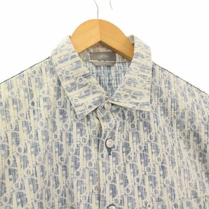 Dior Homme Dior Homme Oblique Cotton Denim Shirt Long Sleeve 41 Blue 013d585by98