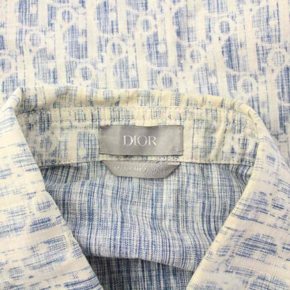 Dior Homme Dior Homme Oblique Cotton Denim Shirt Long Sleeve 41 Blue 013d585by98