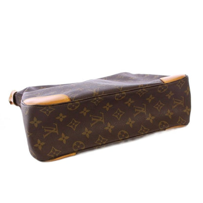 Louis Vuitton Monogram Boulogne 30 Shoulder Bag Canvas Leather Switch Brown