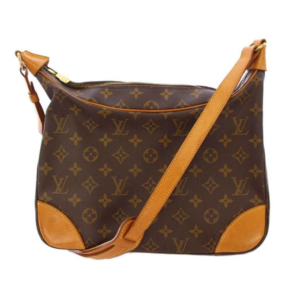Louis Vuitton Monogram Boulogne 30 Shoulder Bag Canvas Leather Switch Brown