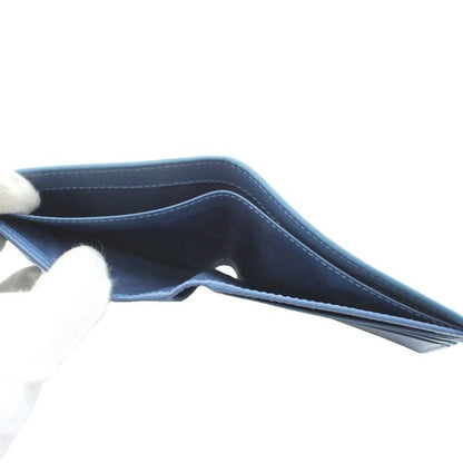 Gucci Folding Wallet Without Coin Purse Gray Blue