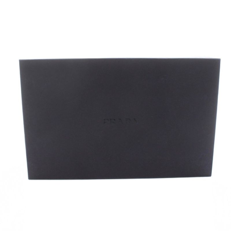 Prada Driving Shoes Loafers Moccasins Leather 37 Black 1d0257 KU ●D