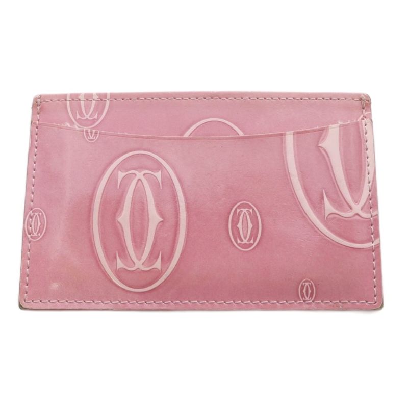 Cartier Happy Birthday Card Case Pink