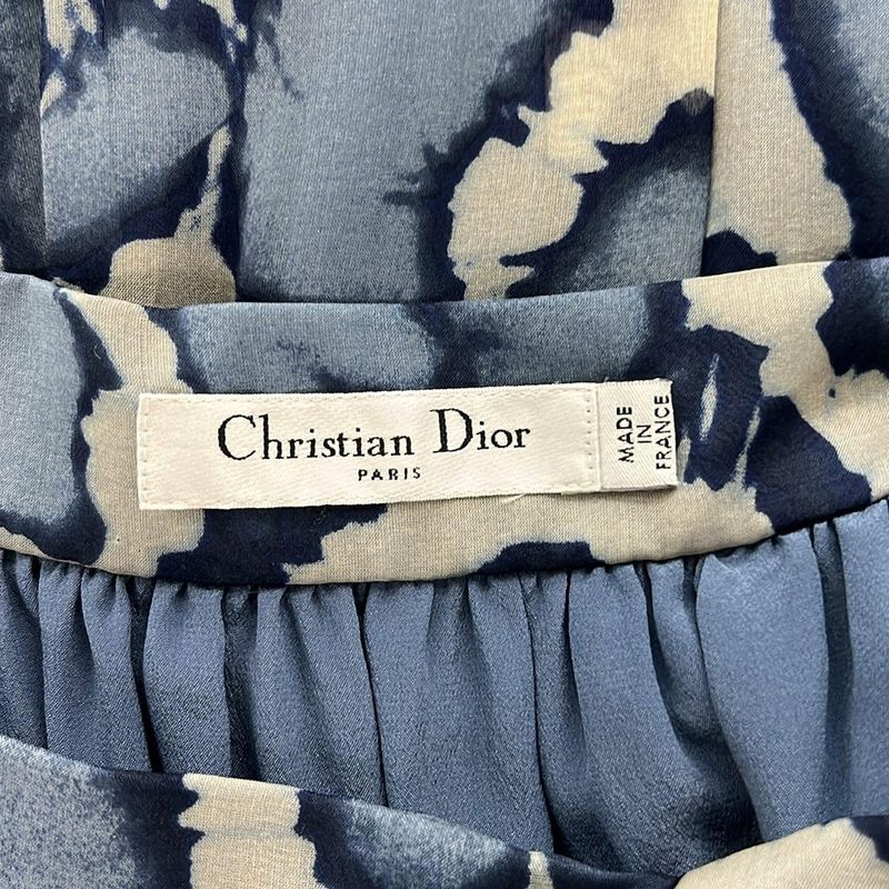 Dior Christian Dior Skirt Size 42 L Women's Excellent Condition - Navy and