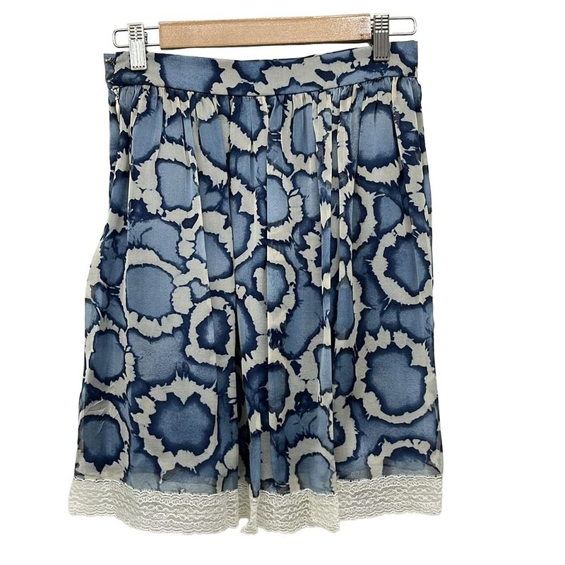 Dior Christian Dior Skirt Size 42 L Women's Excellent Condition - Navy and