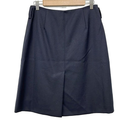 Prada Skirt Size 42 M Women's Excellent Condition - Dark Navy and Black Knee
