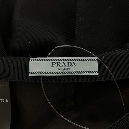 Prada Skirt Size 42 M Women's Excellent Condition - Dark Navy and Black Knee