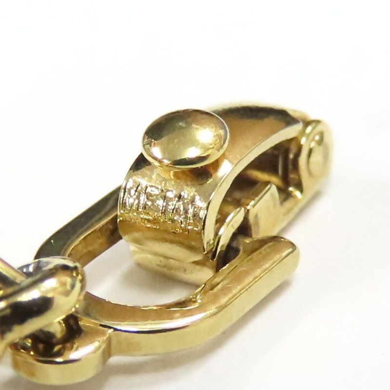 Christian Dior Bracelet CD Metal Gold Logo Plated Accessories Ladies Women