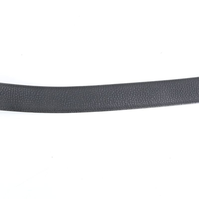 Louis Vuitton Santure 1904 Minerve Saint Catherine Leather Belt M9681 Black