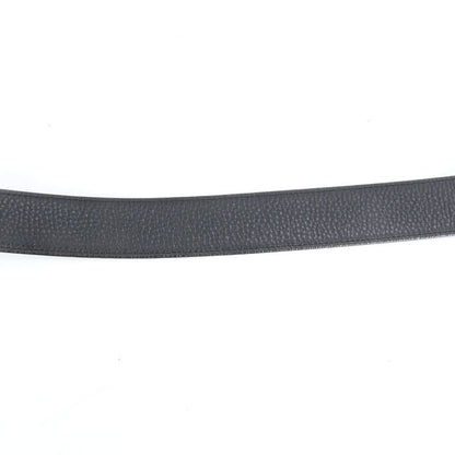 Louis Vuitton Santure 1904 Minerve Saint Catherine Leather Belt M9681 Black