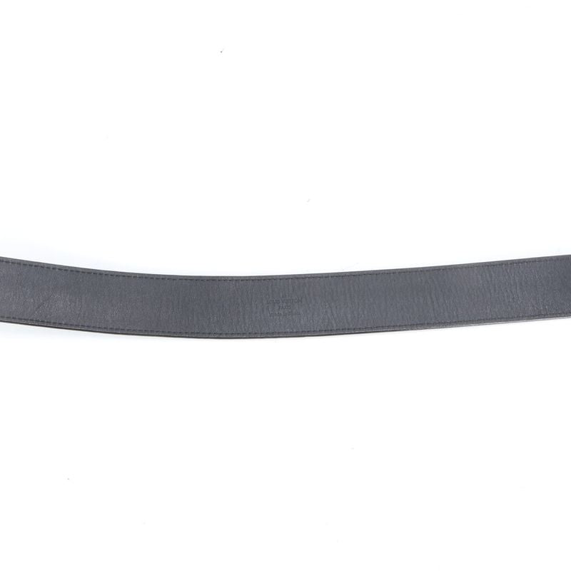 Louis Vuitton Santure 1904 Minerve Saint Catherine Leather Belt M9681 Black