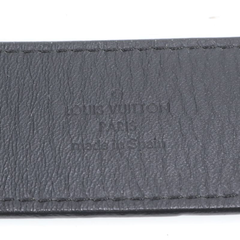 Louis Vuitton Santure 1904 Minerve Saint Catherine Leather Belt M9681 Black