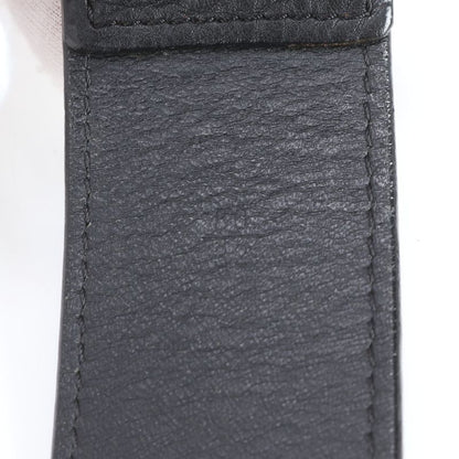 Louis Vuitton Santure 1904 Minerve Saint Catherine Leather Belt M9681 Black