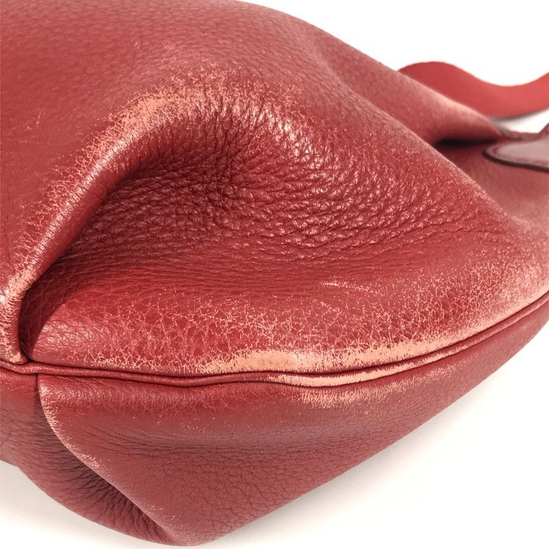 Hermes Shoulder Bag Rodeo De Rodeo De Leather Red