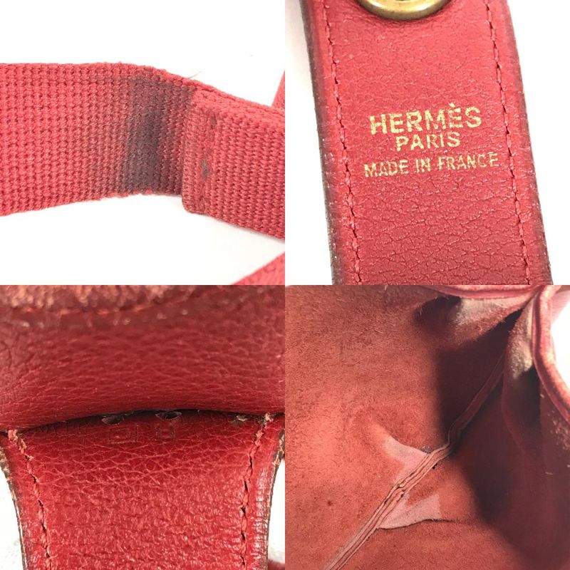 Hermes Shoulder Bag Rodeo De Rodeo De Leather Red