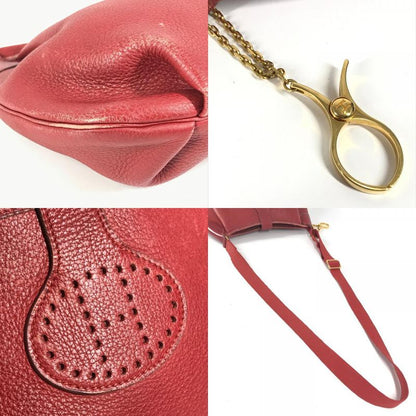 Hermes Shoulder Bag Rodeo De Rodeo De Leather Red