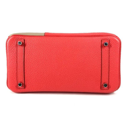 Hermes Handbag Birkin 30 Birkin 30 Taurillon Etoupe Argile Rose Jaipur Pink