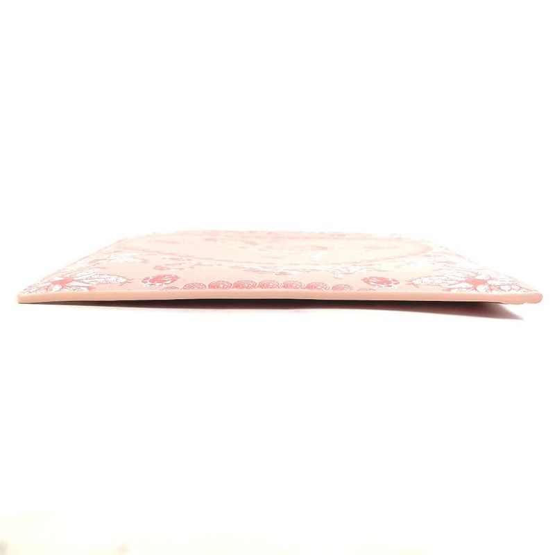 Tiffany & Co Tiffany & Co Clutch Bag Logo Leather Pink