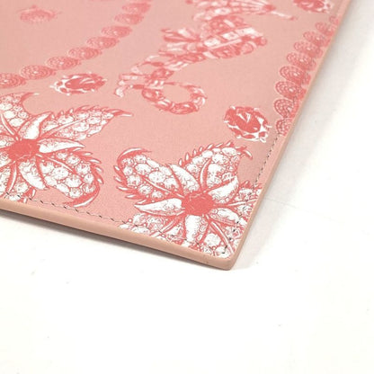 Tiffany & Co Tiffany & Co Clutch Bag Logo Leather Pink