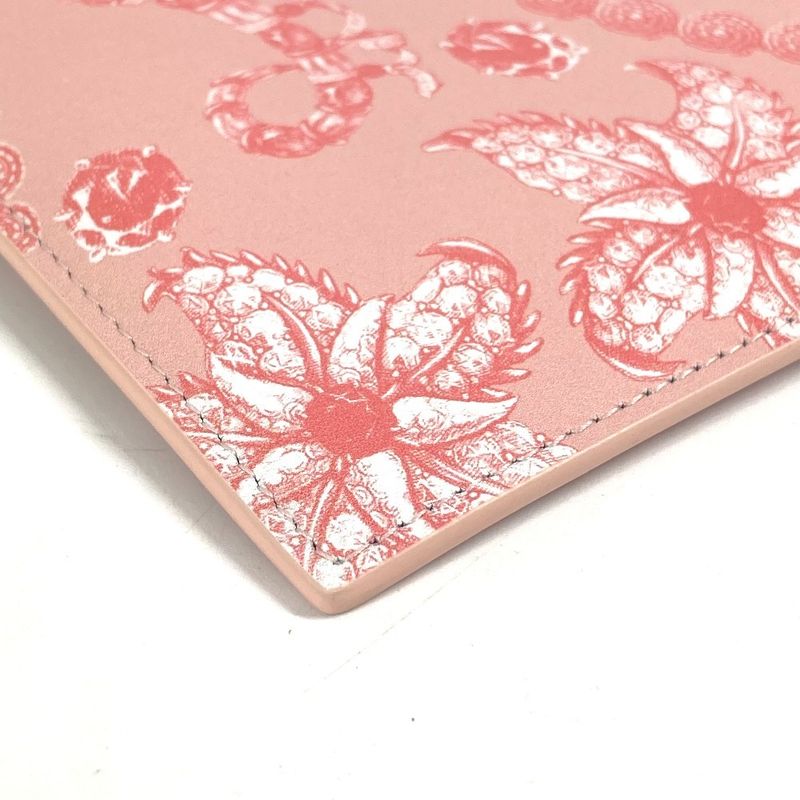 Tiffany & Co Tiffany & Co Clutch Bag Logo Leather Pink