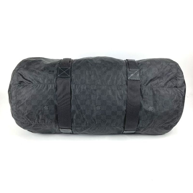 Louis Vuitton Practical Boston Bag M97058 Leather Nylon Black