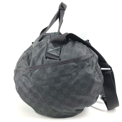 Louis Vuitton Practical Boston Bag M97058 Leather Nylon Black