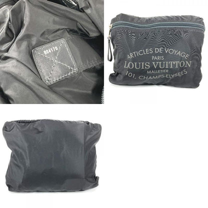Louis Vuitton Practical Boston Bag M97058 Leather Nylon Black