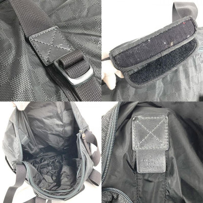 Louis Vuitton Practical Boston Bag M97058 Leather Nylon Black