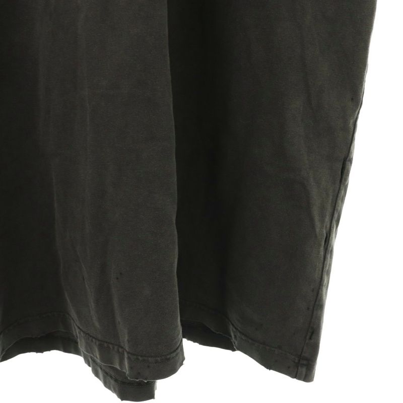 Balenciaga 24 Pierced Oversized T-shirt Short Sleeves L Gray HK - OS