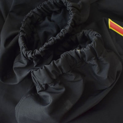 Balenciaga 22SS Metal Logo Windbreaker Nylon Track Jacket Blouson 48 Black