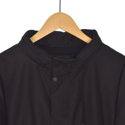 Balenciaga 22SS Metal Logo Windbreaker Nylon Track Jacket Blouson 48 Black