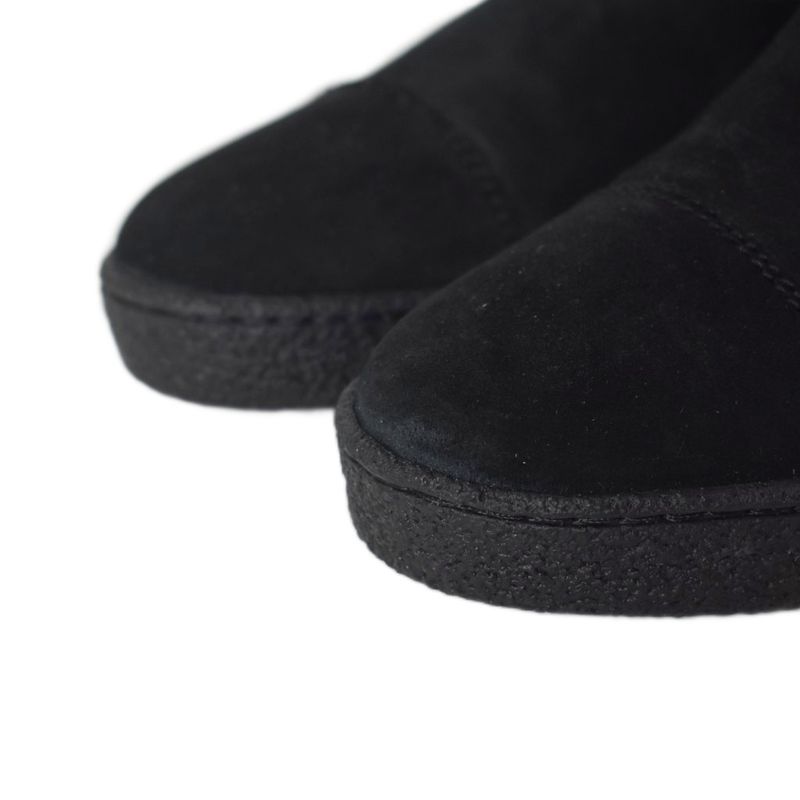 Chanel Long Boots Mouton Inner Boa Coco Mark 36.5 Black AA