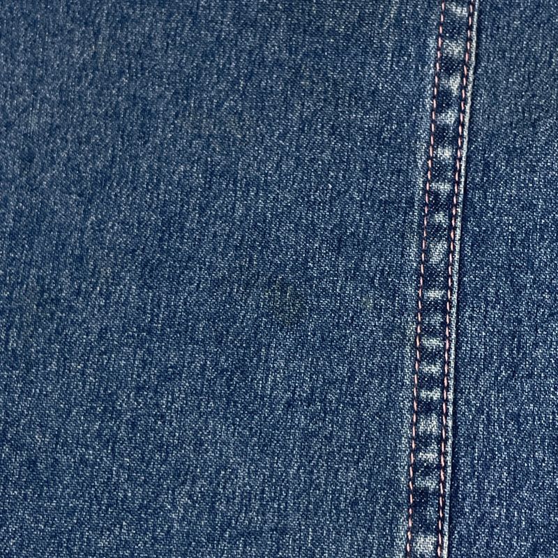 Christian Dior Logo Button Denim Skirt Tight Bottoms Skirt Cotton Elastane Blue