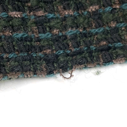 Chanel Tweed Setup Coco Mark Button No Collar 98a with Scarf Setup Skirt Suit