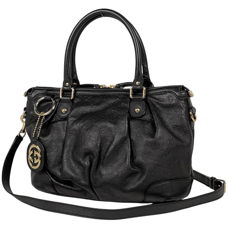 Gucci Shimmer Sookie Handbag 2way Shoulder Bag Interlocking G Handbag Shimmer