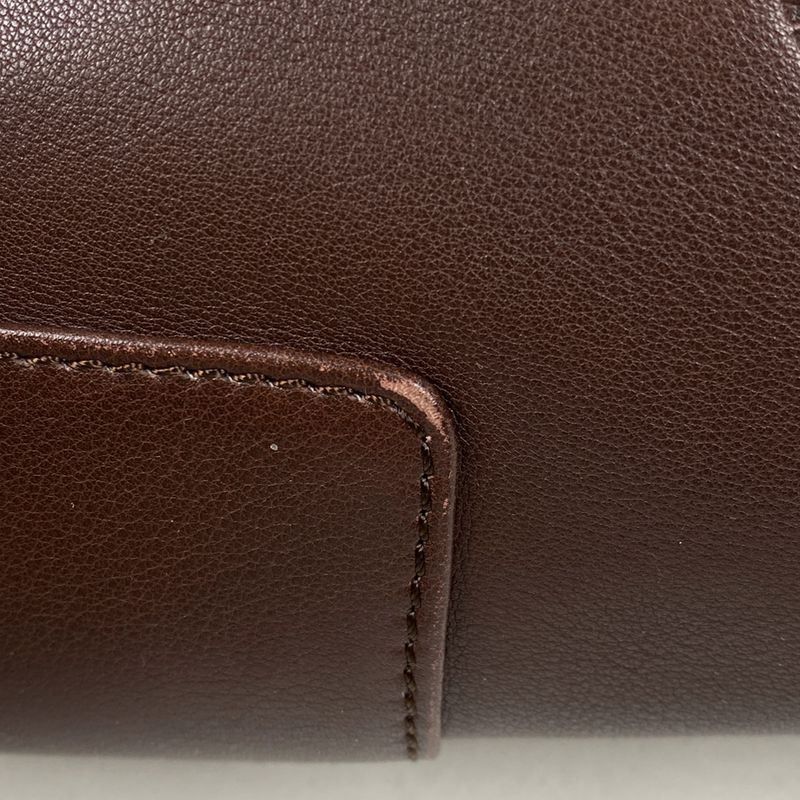 Loewe Amazona Fusta Tote Bag Anagram Handbag Tote Leather Brown Women's