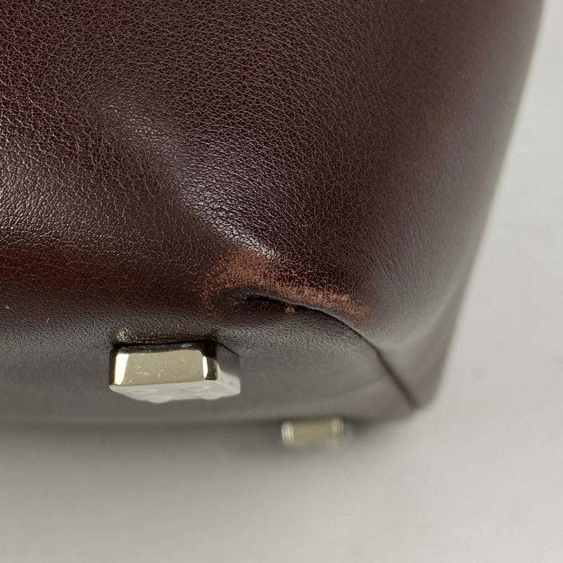 Loewe Amazona Fusta Tote Bag Anagram Handbag Tote Leather Brown Women's