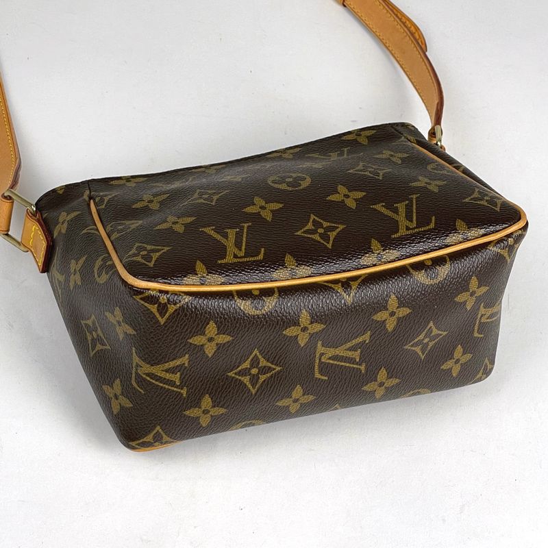Louis Vuitton Viva Cité PM Crossbody Pochette Shoulder Bag Monogram Brown