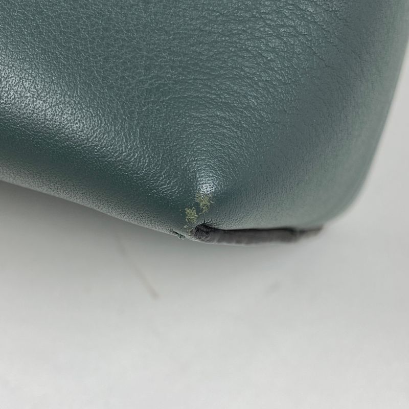 Fendi by the Way Mini Handbag 2way Shoulder Bag Handbag Leather Green Blue