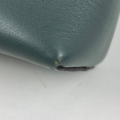 Fendi by the Way Mini Handbag 2way Shoulder Bag Handbag Leather Green Blue