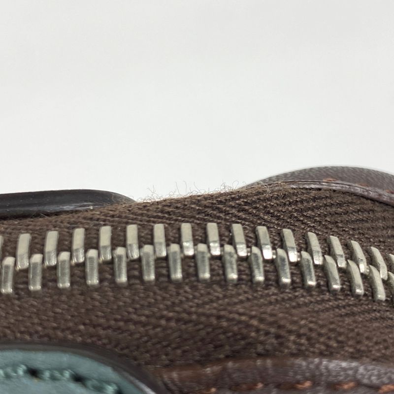 Fendi by the Way Mini Handbag 2way Shoulder Bag Handbag Leather Green Blue