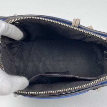 Fendi by the Way Mini Handbag 2way Shoulder Bag Handbag Leather Green Blue