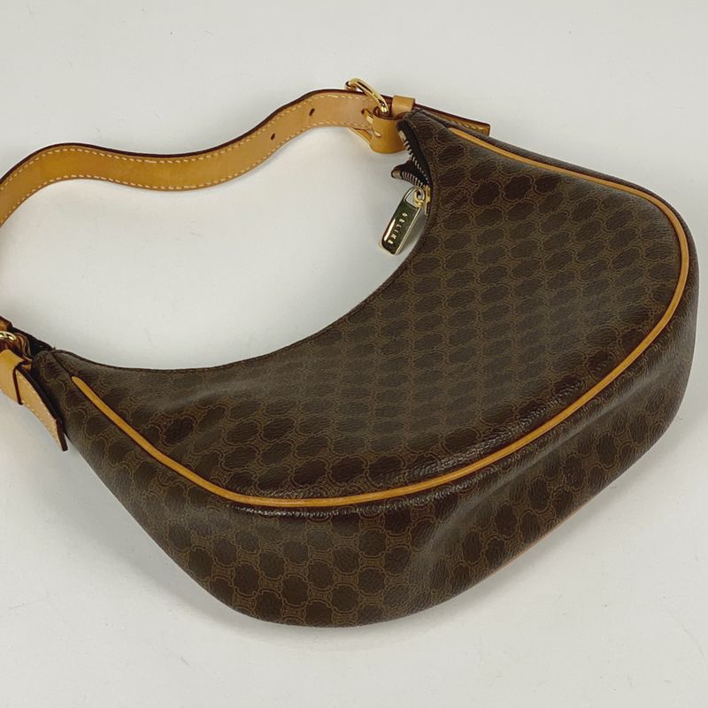 Celine Macadam Pattern Shoulder Bag One Shoulder Handbag Shoulder Bag Coated