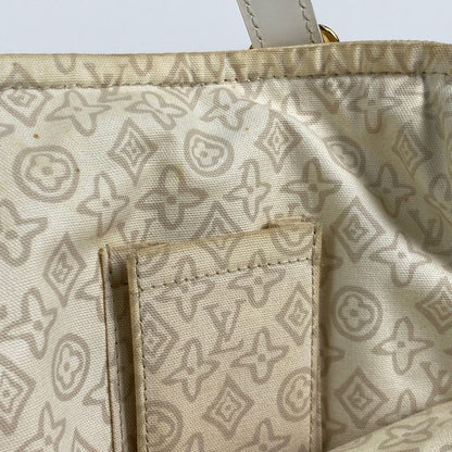 Louis Vuitton Taisienne PM Shoulder Bag Cruise Line Tote Bag Canvas Sable