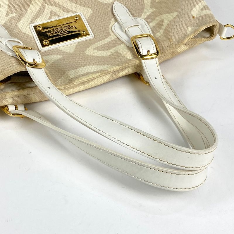 Louis Vuitton Taisienne PM Shoulder Bag Cruise Line Tote Bag Canvas Sable