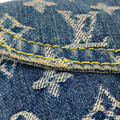 Louis Vuitton Mini Pleaty Handbag One Shoulder Bag Monogram Denim Blue M95050