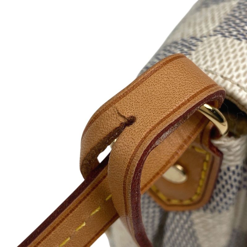 Louis Vuitton Favorite PM Handbag Clutch Bag 3way Shoulder Bag Damier Azure