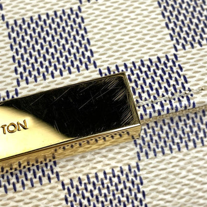 Louis Vuitton Favorite PM Handbag Clutch Bag 3way Shoulder Bag Damier Azure