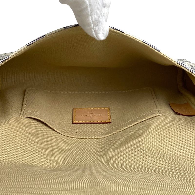 Louis Vuitton Favorite PM Handbag Clutch Bag 3way Shoulder Bag Damier Azure