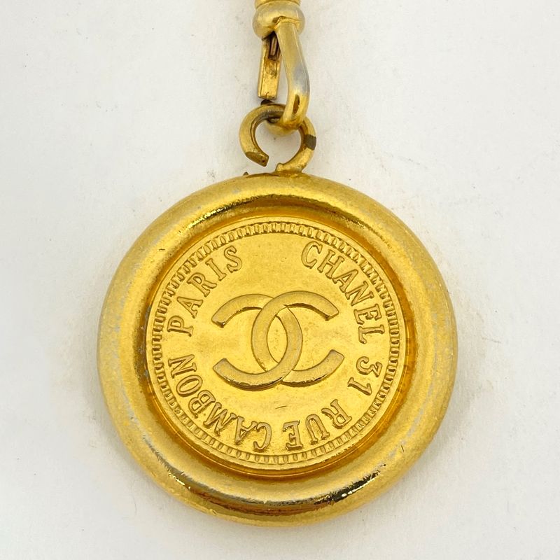 Chanel Coco Mark Chain Belt 31 Rue Cambon GP Gold Ladies